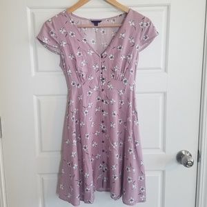 Aeropostale pink floral dress